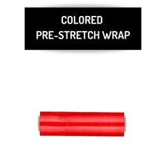 8 Rolls Red 15″x1476′ Pre Stretch Hand Packing and Moving Shrink Wrap Film 30 Ga