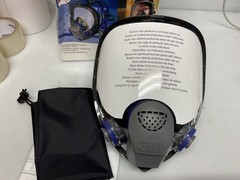 **NEW** 3M FF-401 reusable Full Face Respirator construction Riot Gas Mask SM