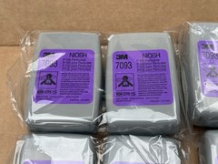 6 PAIRS – 3M 7093 P100 Particulate Filters Respirator Cartridges – EXP 06/2028