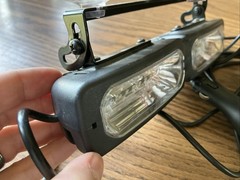 Whelen Dual Avenger Super LED Dash Light Commercial Work Vehicle Amber