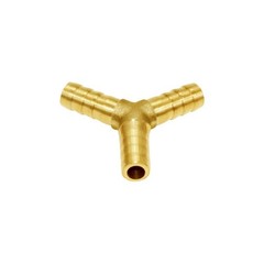 Joywayus 3/8″ Hose Barb Y Shaped 3 Way Union Fitting 3/8 Inch, Brass
