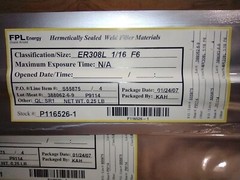 1lb of ER308L 1/16″ x 18″ Long Welding Filler Rod, Hermetically Sealed