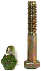 Hex Cap Screw Grade 8 Hex Bolt Yellow Zinc – 7/16″-14 x 3-3/4″ PT – Qty-25