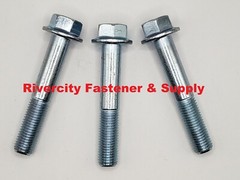 (3) M10-1.25×60 J.I.S. Small Head Hex Flange Bolts 10.9 M10x1.25 x 60 Screws PT