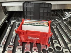 Milwaukee Packout inspired business card case , Card Holder, box, desk top