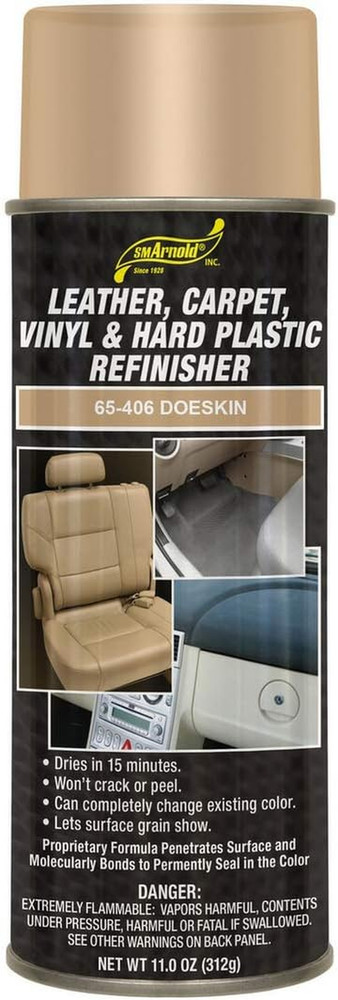 Aerosol Spray Paint for Leather, Carpet, Vinyl, Metal, Plastic, – 11 Oz
