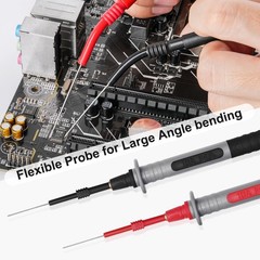 28 Pcs Multimeter Test Leads Kit with Replaceable Gold-Plated Multimeter Prob…