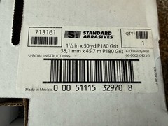 Standard Abrasives A/O Handy Roll 713161, 1-1/2 in x 50 yd P180 NEW