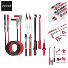 Cleqee Multimeter Automotive Test Leads Kit with Wire Piercing Clip Puncture Prob…