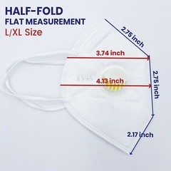 KN95 Face Mask(BFE 95%)Non-Medical Disposable Mask With Breathing Valve