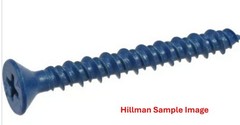 Lot (40) 3-1/4″ X 1/4″ Hillman Flat-Head Phillips Tapper Concrete Screw Anchor