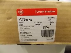 New GE ABB THLK2200 2 Pole Feed-Thru Lug 200A 120/240 vac 1/0-250 AWG G5