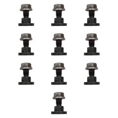 Disc Mower Blade Bolt Kit 56115800 (10) Bolts & (10) Nuts Fits Kuhn Disc Mowers
