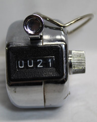 Vintage Hand Held Digital Counter 4 Digits WORKS