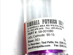 Kimball Physics 58-001080 LaB6 Cathode 90-15 AEI Base Emitter