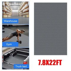 7.8X22FT Garage Floor Mat 2.8mm Thickness Rubber Garage Flooring Roll