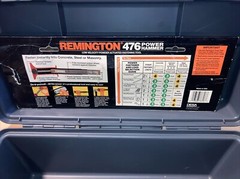 Remington Power Hammer, Actuated Fastening Tool 476, Loads, Fasteners, Tool Box