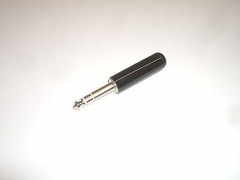 SWITCHCRAFT 267 1/4″ STEREO TRS BLACK MICROPHONE CONNECTOR SOLDER TERM