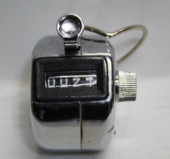 Vintage Hand Held Digital Counter 4 Digits WORKS
