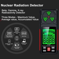 Geiger Counter Nuclear Radiation Detector, Beta Gamma X-ray Radioactivity Detect