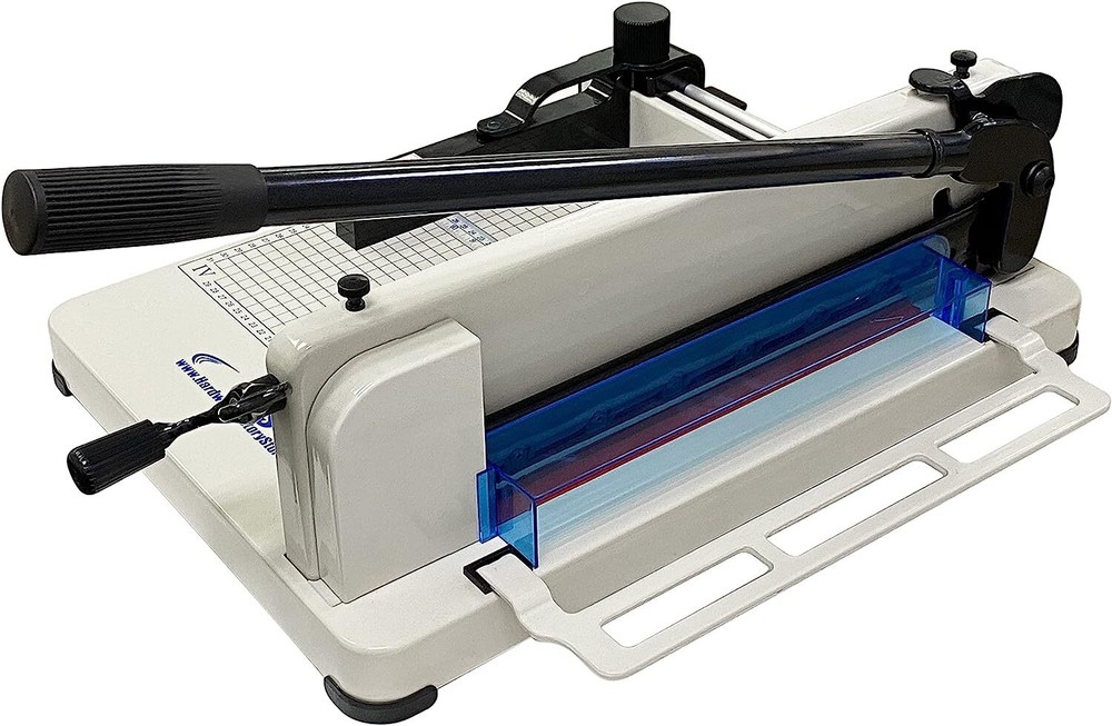 HFS(R) Heavy Duty Guillotine Paper Cutter – 12″ Commercial Steel A3/A4 Trimmer