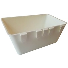Cage Cups (12pcs) White 1/2 Gallon Large Hanging Water Cage Cup Chicken Pheasant