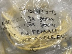 SURPLUS NEW CROUSE-HINDS 5000115-13 20ft 18/4 AWG Cord Set Micro 4 Pin Female