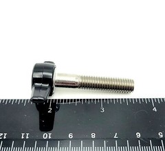 M8 x 1.25 Thumb Screw T Bolts Black Butterfly Tee Wing Knob Plastic Cap 8mm