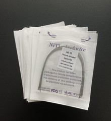 20Packs Dental Orthodontic Arcos Thermal Activated Niti Round Arch Wires Natural