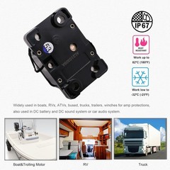 Heavy Duty Circuit Breaker 300A with Reset – 12V-48V DC