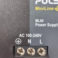 PULS MINILINE ML60.241 POWER SUPPLY 24V 2.5A 60W AC 100-240V DIN RAIL SWITCHING
