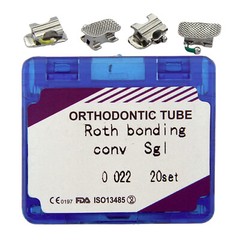 20 sets dental Tubos bucales de ortodoncia 1st 2nd Molar MBT Roth 022 Bondable