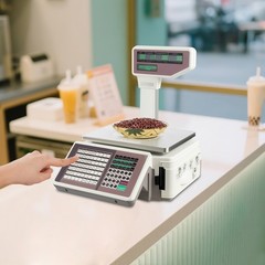 Commercial Digital Price Computing Scale with Thermal Label Printer Supermarket