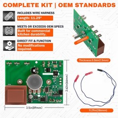 Temp Control Board w/Harness 00-913149 For Vulcan Hart ECO2D ECO4D HEC20 Ovens