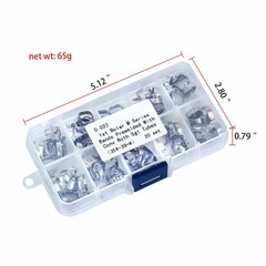80Pcs Dental Ortho 1st Molar Roth.022 Buccal Tube with Bands 35#-39+# Convertibl