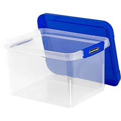 BANKERS BOX FELLOWES HEAVY DUTY WATER REINFORCED CORNER FEL0086201 -BLUE/CLEAR