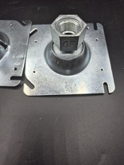 Lot of (2) 4 Inch Swivel Fixture Hanger with 4 holes in the plate Free Shipping