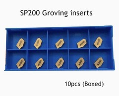 SP200 GTN-2 Grooving Cut-Off Carbide Inserts with SPB26-2 Blade Slotting Tool