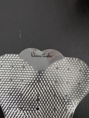 Pack of 3 Clear Triangle Restroom Urinal Mats 6.4″ Unscented Anti-Splash Screens