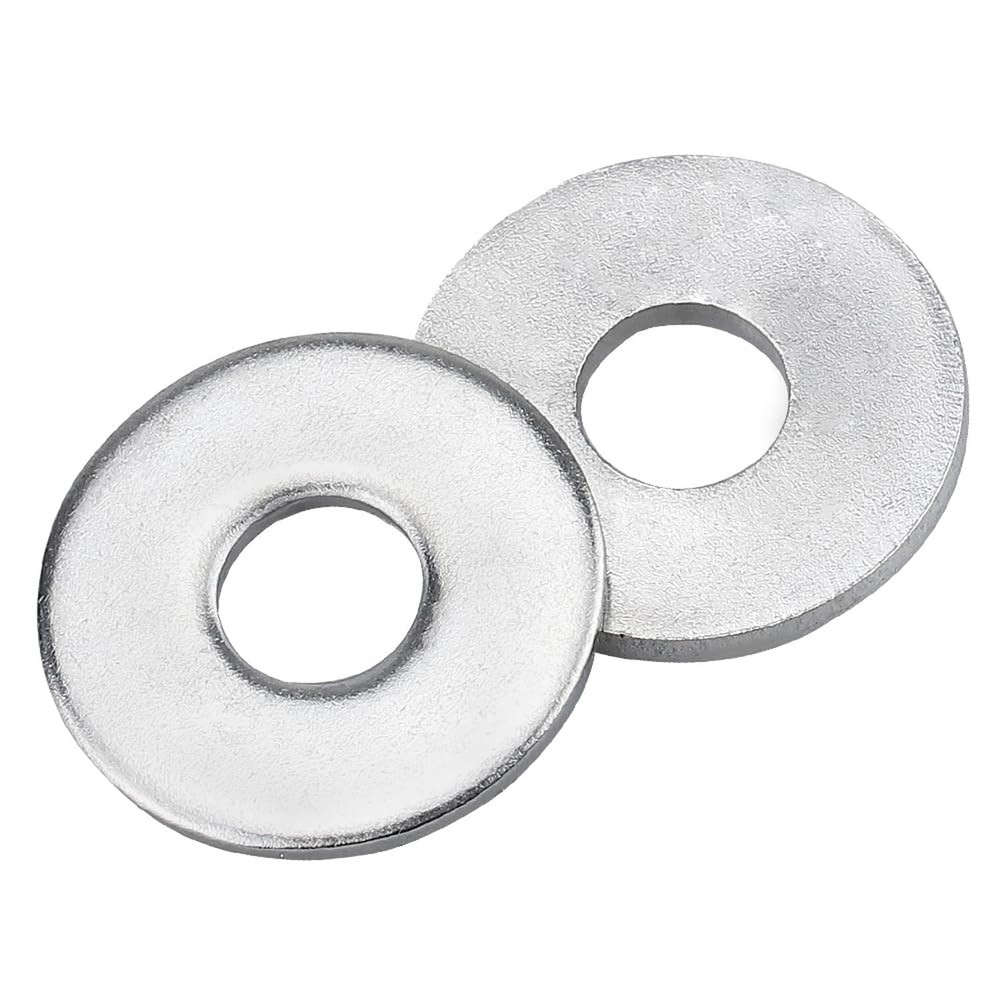 100-pack M6 Flat Washers-304 Stainless Steel (6.4mm ID x 18mm OD) | DIN9021, …