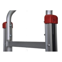 Dayton 6W046 Gphandtruck, 48In, 18In, Slvr, Alum, 500Lb