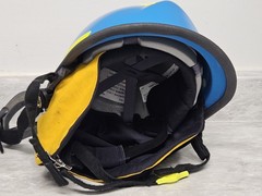 Cairns C-MOD Firefighter Rescue Helmet – Blue 2022 MFG Large w/ ESS Goggles