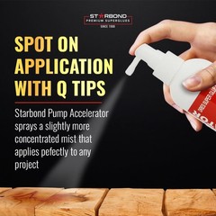 Starbond CA Glue Accelerator (8 Ounce) – Instantly Dries Super Glue