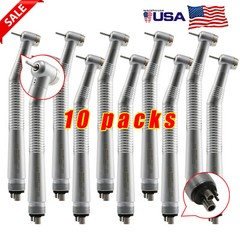 10 Pcs Seasky NSK PANA MAX Style Dental High Speed Turbine Handpiece Push 4Hole