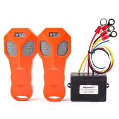 12V Wireless Winch Remote Control 2 Pack – 100FT Universal 5 Wire Controller …