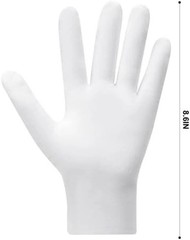 3 Pairs White Cotton Moisturizing Gloves Dry Hands Spa Sleeping Lotion Gloves