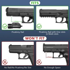 1200 Lumen Pistol Light Laser Combo Green Beam 1200