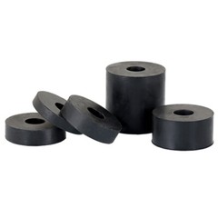 Black Round Rubber Shock Cushioning Pad Spacers Standoff Washer ID 2mm – 56mm