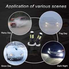 2 880 6000K LED bulbs for XUV 625i 825i 825 S4 855D 855D S4 Deere Gator;AM144882