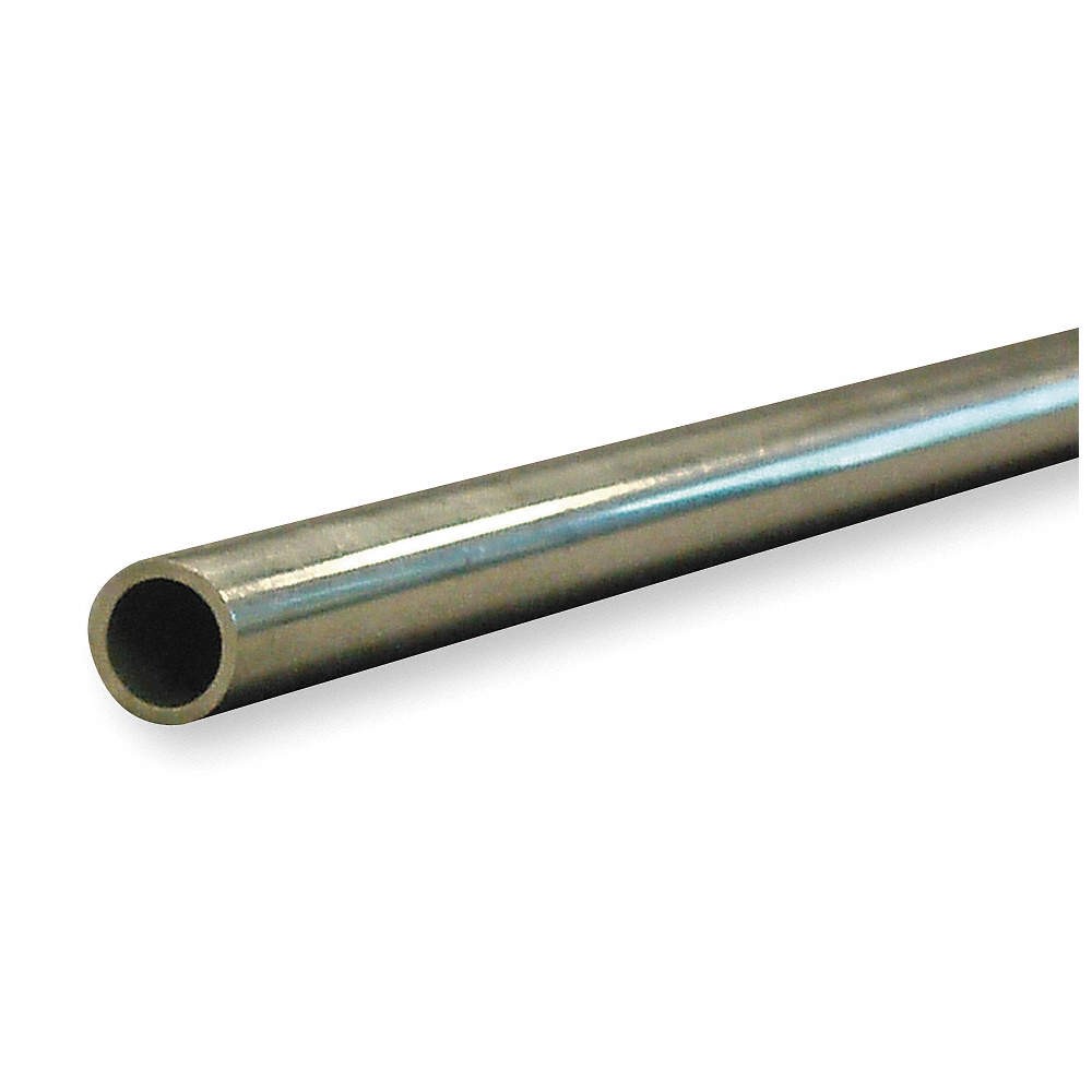 GRAINGER APPROVED Tubing,Welded,5/8 In,6 ft,316 SS 3ADN9